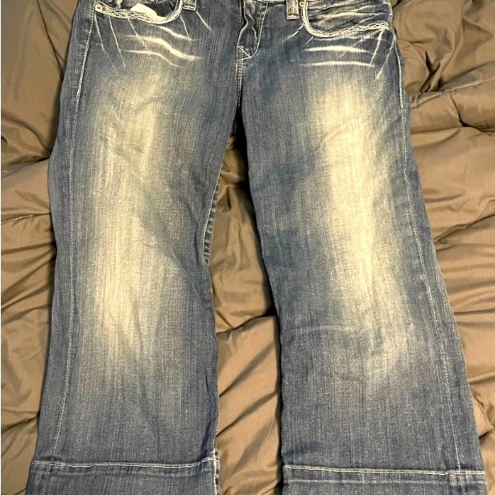 Denim capris, size 30.